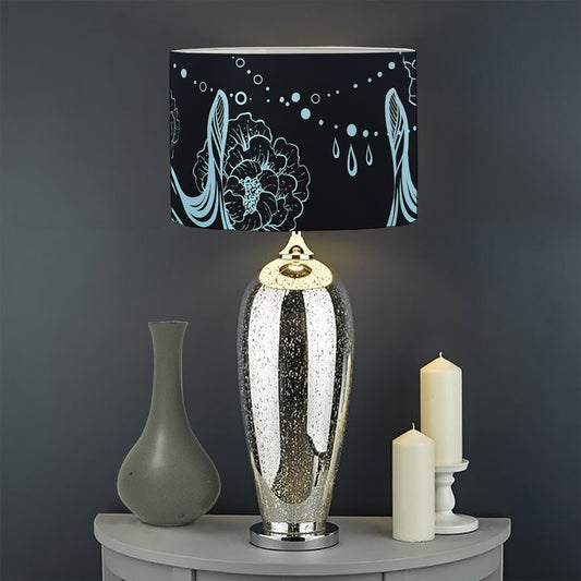 Bohemian Spiritual Deer Print Drum Lamp Shade
