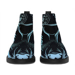 Bohemian Spiritual Deer Print Flat Ankle Boots