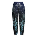 Bohemian Spiritual Deer Print Fleece Lined Knit Pants
