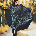 Bohemian Spiritual Deer Print Foldable Umbrella