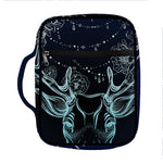 Bohemian Spiritual Deer Print Front Pocket Bible Bag