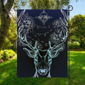 Bohemian Spiritual Deer Print Garden Flag