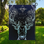 Bohemian Spiritual Deer Print Garden Flag