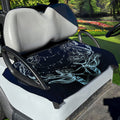 Bohemian Spiritual Deer Print Golf Cart Seat Cover