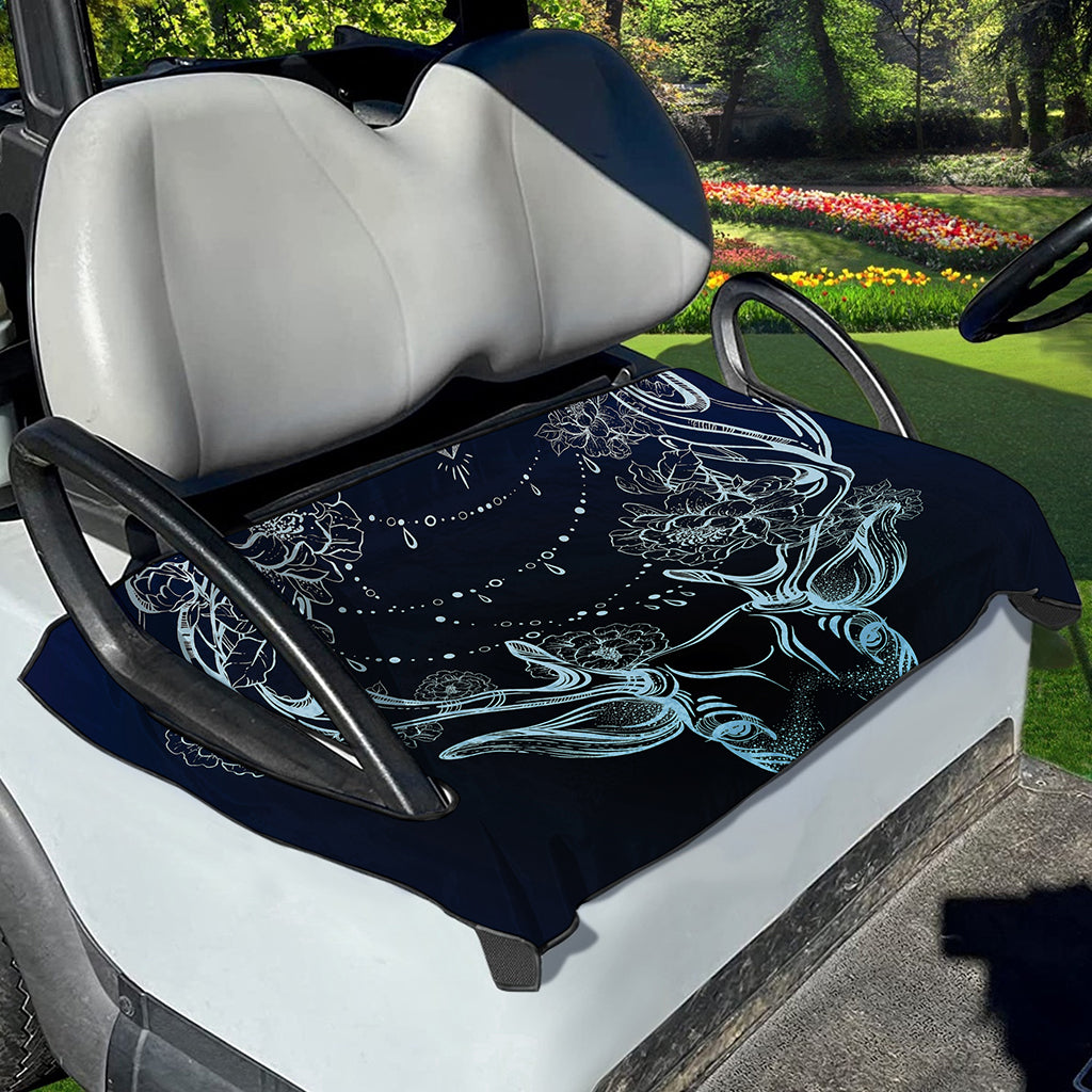 Bohemian Spiritual Deer Print Golf Cart Seat Cover