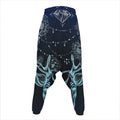 Bohemian Spiritual Deer Print Hammer Pants