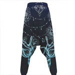 Bohemian Spiritual Deer Print Hammer Pants