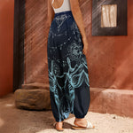 Bohemian Spiritual Deer Print Harem Pants