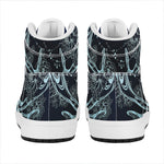 Bohemian Spiritual Deer Print High Top Leather Sneakers
