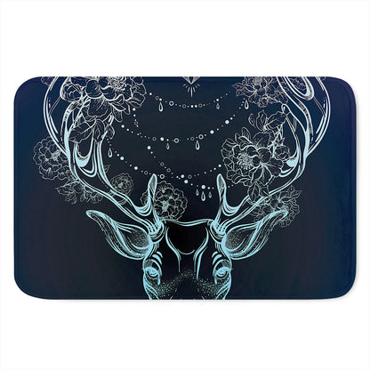Bohemian Spiritual Deer Print Indoor Door Mat