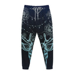 Bohemian Spiritual Deer Print Jogger Pants