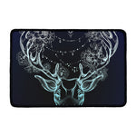 Bohemian Spiritual Deer Print Kitchen Mat