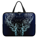 Bohemian Spiritual Deer Print Laptop Sleeve With Handle