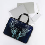 Bohemian Spiritual Deer Print Laptop Sleeve With Handle