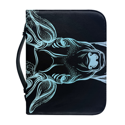Bohemian Spiritual Deer Print Leather Bible Cover