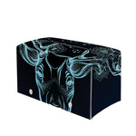 Bohemian Spiritual Deer Print Leather Tissue Box Cover