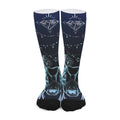 Bohemian Spiritual Deer Print Long Socks