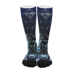Bohemian Spiritual Deer Print Long Socks