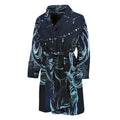 Bohemian Spiritual Deer Print Men's Bathrobe
