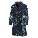 Bohemian Spiritual Deer Print Men's Bathrobe