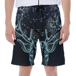 Bohemian Spiritual Deer Print Men's Beach Shorts