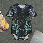 Bohemian Spiritual Deer Print Men's Bodysuit
