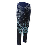 Bohemian Spiritual Deer Print Men's Compression Pants