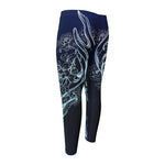 Bohemian Spiritual Deer Print Men's Compression Pants
