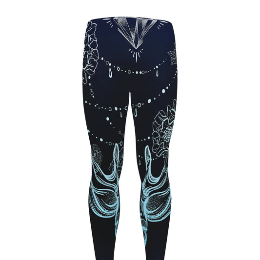 Bohemian Spiritual Deer Print Men's leggings