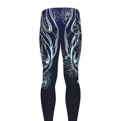 Bohemian Spiritual Deer Print Men's leggings