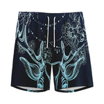Bohemian Spiritual Deer Print Men's Sports Shorts