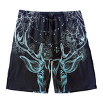 Bohemian Spiritual Deer Print Men's Swim Trunks