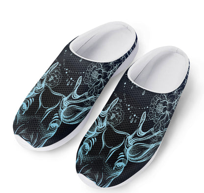 Bohemian Spiritual Deer Print Mesh Casual Shoes