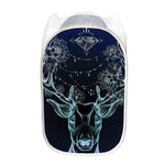 Bohemian Spiritual Deer Print Mesh Laundry Hamper