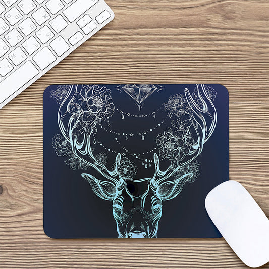 Bohemian Spiritual Deer Print Mouse Pad