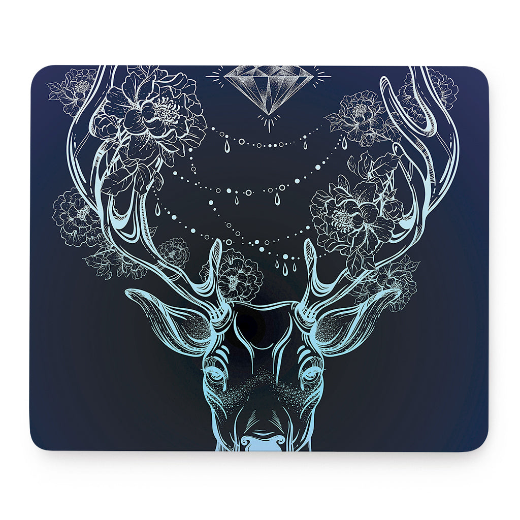 Bohemian Spiritual Deer Print Mouse Pad