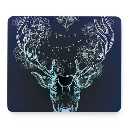 Bohemian Spiritual Deer Print Mouse Pad