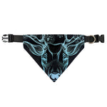 Bohemian Spiritual Deer Print Over The Collar Dog Bandana