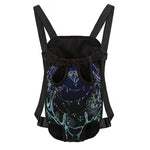Bohemian Spiritual Deer Print Pet Carrier Backpack