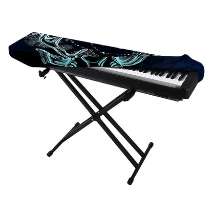 Bohemian Spiritual Deer Print Piano Keyboard Cover