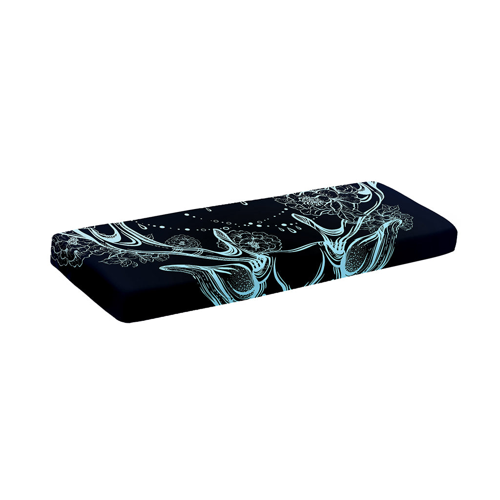 Bohemian Spiritual Deer Print Piano Keyboard Cover