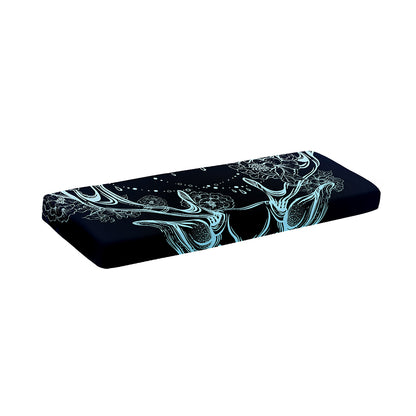 Bohemian Spiritual Deer Print Piano Keyboard Cover