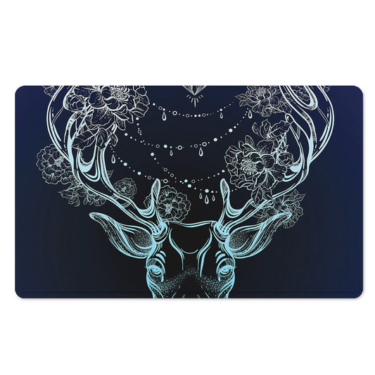 Bohemian Spiritual Deer Print Polyester Doormat