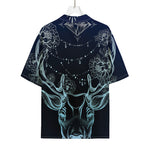 Bohemian Spiritual Deer Print Rayon Hawaiian Shirt