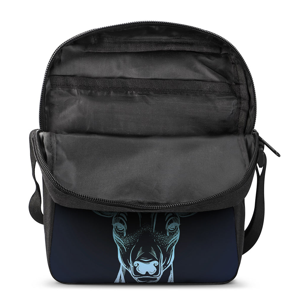Bohemian Spiritual Deer Print Rectangular Crossbody Bag