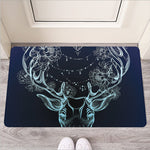 Bohemian Spiritual Deer Print Rubber Doormat