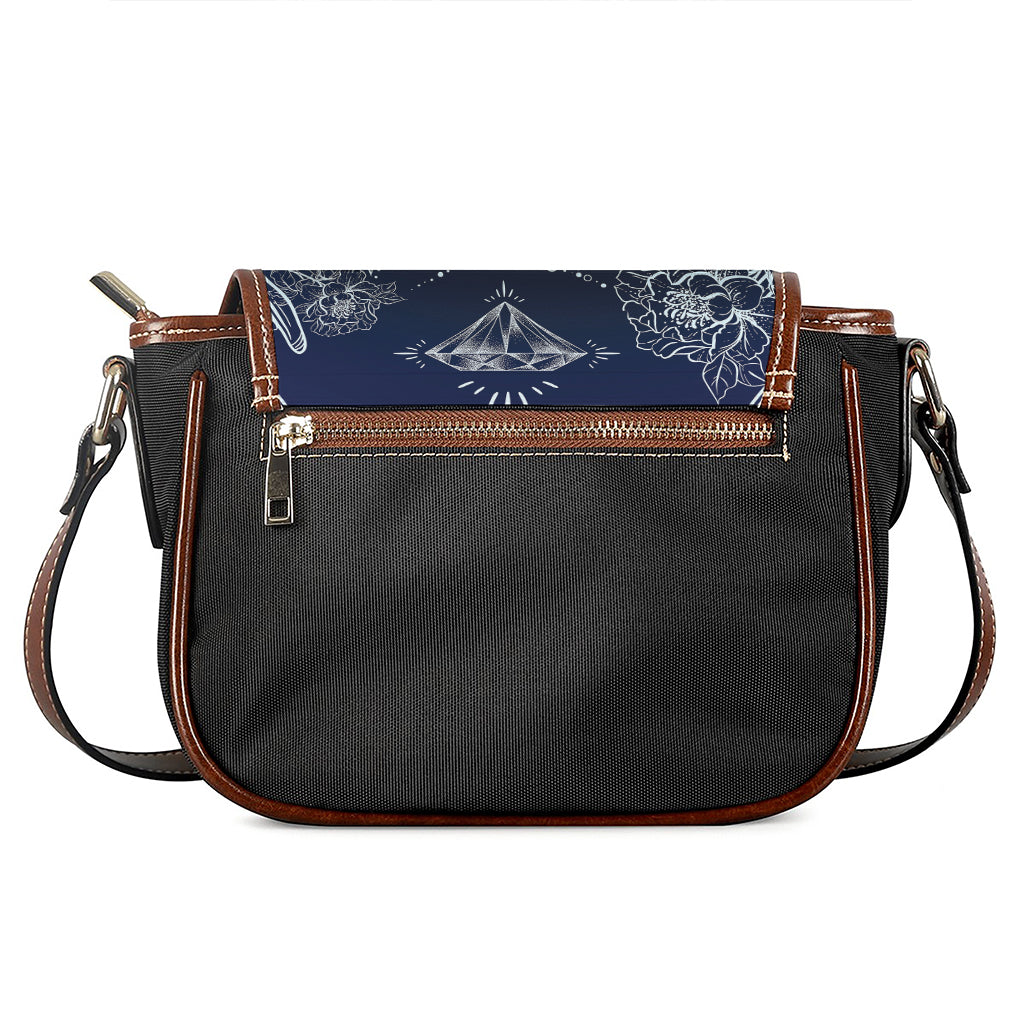Bohemian Spiritual Deer Print Saddle Bag