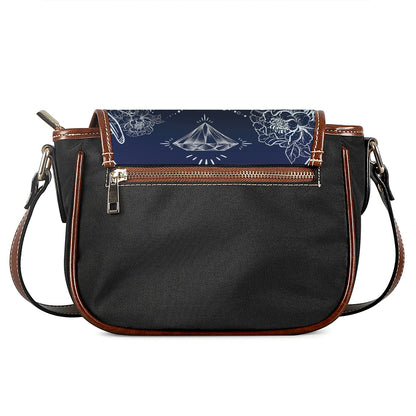 Bohemian Spiritual Deer Print Saddle Bag