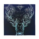Bohemian Spiritual Deer Print Silk Bandana