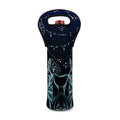 Bohemian Spiritual Deer Print Single Neoprene Wine Tote
